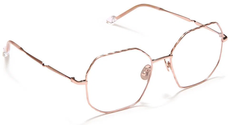 Sunday Somewhere SS1069 Eyeglasses - AGATE GOLD BURGUNDY - view 3